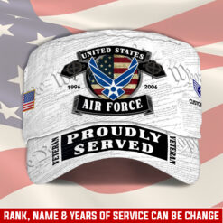 US Air Force , Proud To Have Served - Military Cap