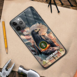 US Army, Freedom Isn't Free - Premium Glass Phone Case