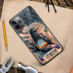 US Coast Guard, E 3 White - Premium Glass Phone Case