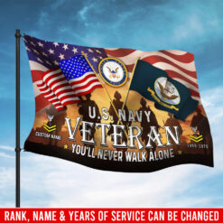 US Navy, Always Remember, Never Forget - Flying Flag 3×5 Feet(90×150 Cm)