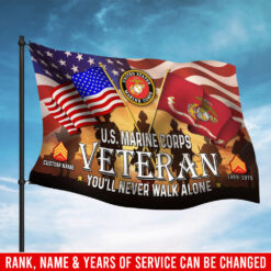 US Marine Corps, E 4 Marines Corporal - Flying Flag 3×5 Feet(90×150 Cm)