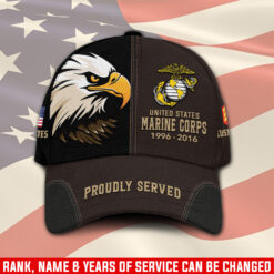 US Marine Corps, American By Birth, Veteran By Choice - Classic Cap