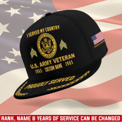 US Army - Snapback Cap