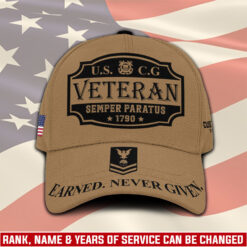 US Coast Guard, Thank a Veteran - Classic Cap
