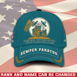 US Coast Guard, American By Birth, Veteran By Choice - Classic Cap