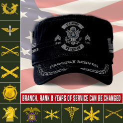 Army Branch, E 6 Army Specialist - Military Cap