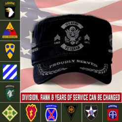 Army Division, E 7 Army Master Specialist - Military Cap