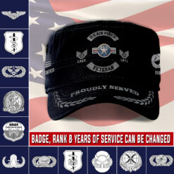 Air Force Badge, Honoring All Who Served - Military Cap