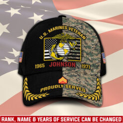 US Marine Corps, E 5 Marines Sergeant - Classic Cap