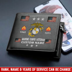 US Marine Corps, No One Fights Alone - Man Wallet