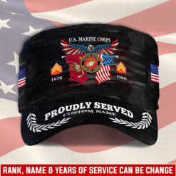 US Marine Corps, E 9 Marines Sergeant Major - Military Cap