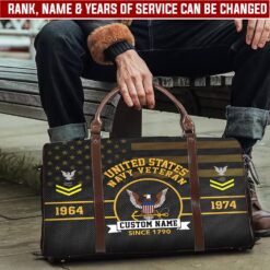 US Navy, E 2 Blue - Travel Bag - Size L: 20.4 x 9.4 x 10.2 inches