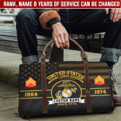 US Marine Corps, Life And Pride - Travel Bag - Size L: 20.4 x 9.4 x 10.2 inches