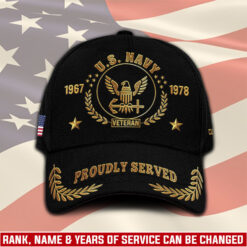 US Navy, E 9 Gold - Classic Cap