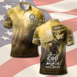 US Navy, E 4 Red - Polo Shirt