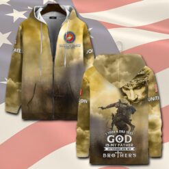 US Marine Corps, No One Gets Left Behind - Zip Hoodie