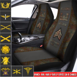 Army Branch, Defender of Freedom - Car Seat Covers
