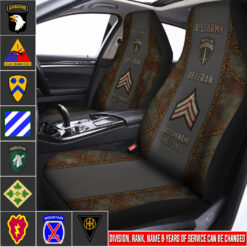 Army Division, Duty, Honor, Country - Car Seat Covers