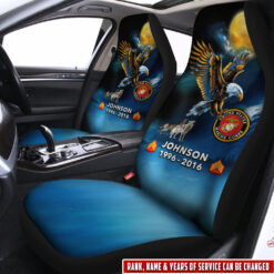 US Marine Corps, E 7 Gold - Car Seat Covers