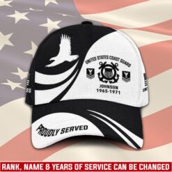 US Coast Guard, E 2 White - Classic Cap