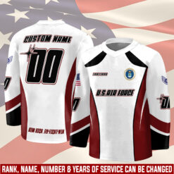 US Air Force , Honoring All Who Served - Hockey Jersey