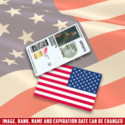 US Army - Printed Metal Card