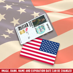 US Coast Guard - Printed Metal Card