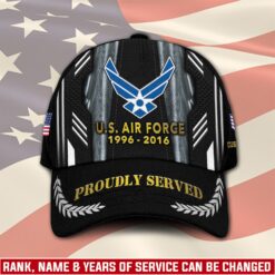 US Air Force, Land Of The Free, Because Of The Brave - Classic Cap