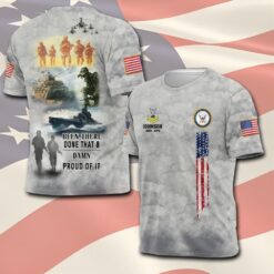 US Navy, E 7 Red - T-Shirt