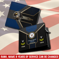 US Navy, Freedom Over Fear - Man Wallet