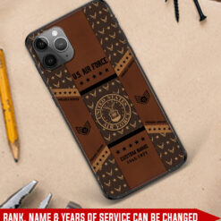 US Air Force, E 6 Air Force Technical Sergeant - Soft Phone Case