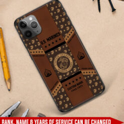 US Marine Corps, E 9 Marines Sergeant Major - Soft Phone Case