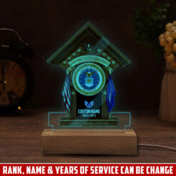 US Air Force , No One Gets Left Behind - Personalized Led Lamp