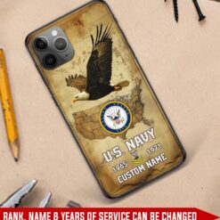 US Navy, E 7 Gold - Soft Phone Case