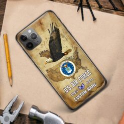 US Air Force, No One Gets Left Behind - Premium Glass Phone Case