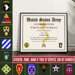 Army Division, Lest We Forget - Poster 16x12in