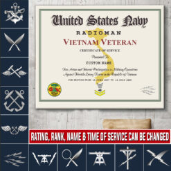 Navy Rating, Always Courageous - Canvas (With Frame) 10x8in