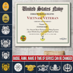 Navy Badge, E 2 White - Canvas (With Frame) 10x8in