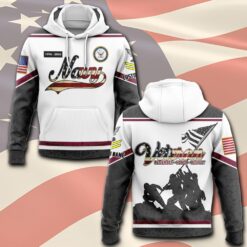 US Navy, E 7 Red - Hoodie