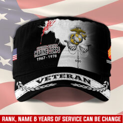 US Marine Corps, E 8 Marines Master Sergeant - Military Cap