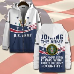 US Army, Remember - Honor - Respect - Zip Hoodie