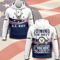 US Navy, E 6 Red - Hoodie