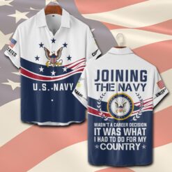 US Navy, I Walked The Walk - Short Sleeve Button Shirt