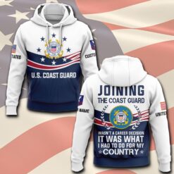 US Coast Guard, Honoring All Who Served - Hoodie