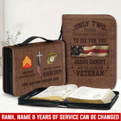 US Marine Corps, No One Gets Left Behind - Bible Cover L