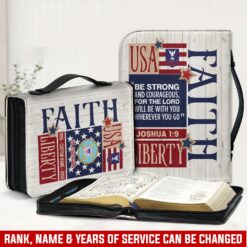 US Coast Guard, No One Fights Alone - Bible Cover L