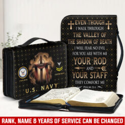 US Navy, E 7 Gold - Bible Cover L