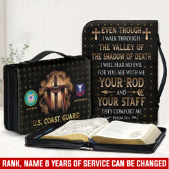 US Coast Guard, E 4 Gold - Bible Cover L