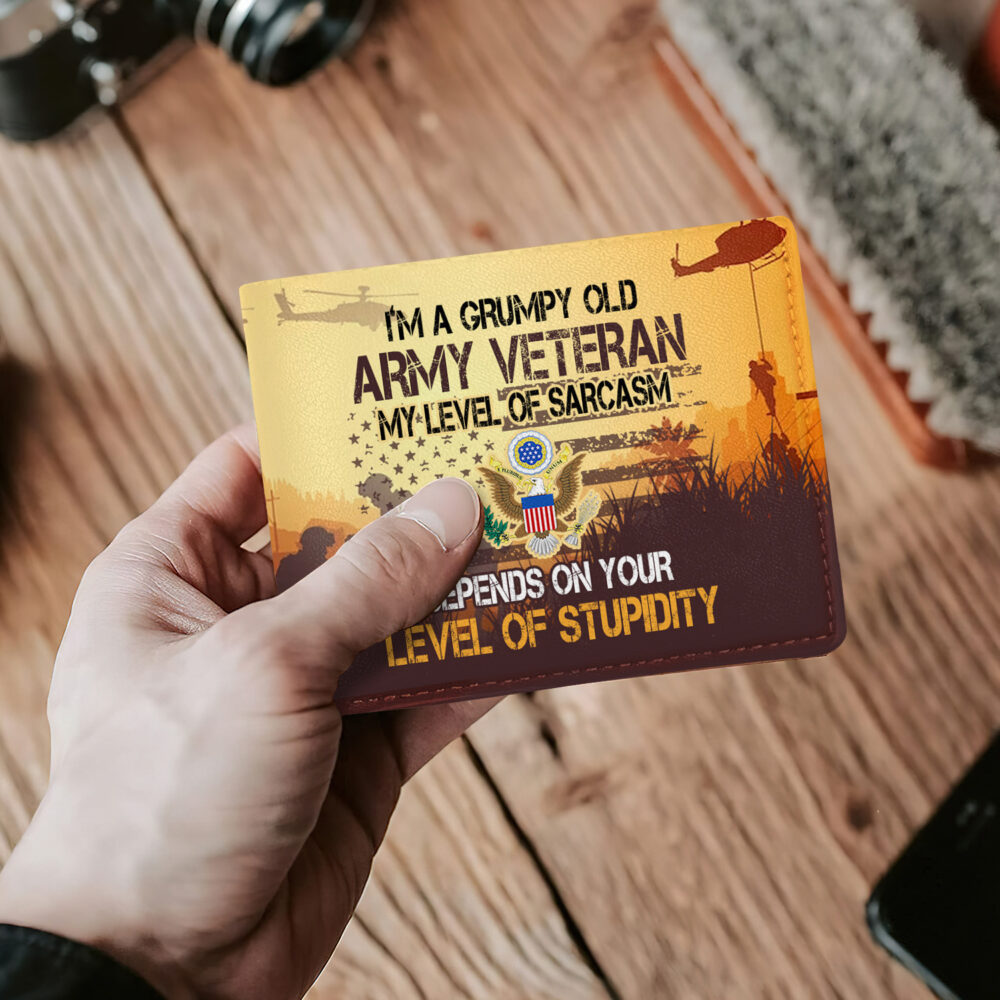 US Army, E 6 Army Specialist - Man Wallet - Image 2
