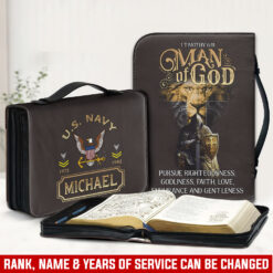 US Navy, Honoring All Who Served - Bible Cover L